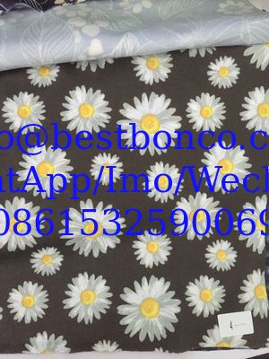 2016 fahsional hot knitting paper transfer printing soft finishing perfect printing effection flower design beauty