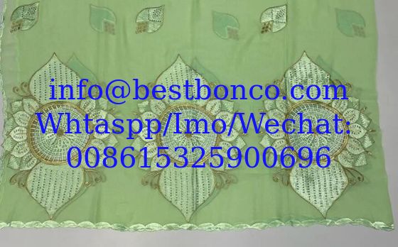 الجودة العالية الأقمشة الفويل التطريز الرداء السوداني الحجاب السويسري وشاح للمرأة المسلمة