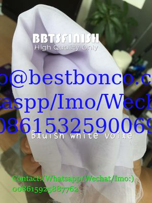 نسيج إسلامي أبيض أزرق ملابس حجاب غطاء الرأس وشاح نسيج من BAIBANG BBTS FINISH