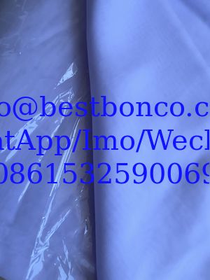 Bluish White 9100 Spun Polyester Voile Fabric For Muslim Scarf