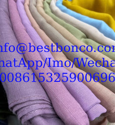 High Twisted Spun Polyester Voile Fabric For Muslim Scarf