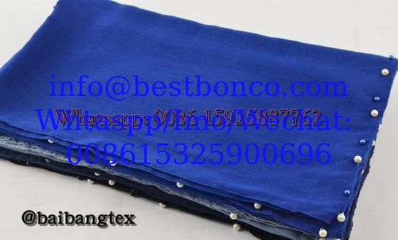 Spun Polyester Voile Super High Twisted --- BBTSfinish Brand scarf and fabric supplying