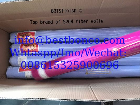 300 colors spun polyester voile fabric ready goods high twisted full voile