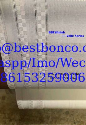 سلسلة BBTSfinish® HIGH SPUN POLYESTER VOILE المادة رقم: BB-00144 مرة أخرى كونها العلامة التجارية العالمية الشهيرة