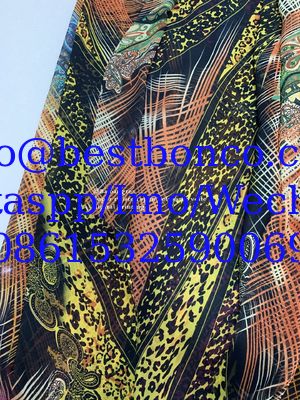 Digital spun polyester voile super twisted 2s/2z 1900t printing highest quality