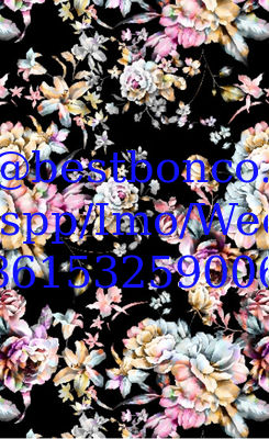 100% SPUN POLYESTER VOILE PRINTING FABRIC ,50,000 Designs available for printing degital printing