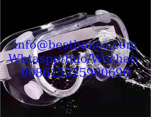الصادرات الطبية القياسية Ce مضادة للضباب مغلقة بالكامل مضادة للأوبئة نظارات ذات أربع حبات مضادة للرذاذ مضادة للرذاذ