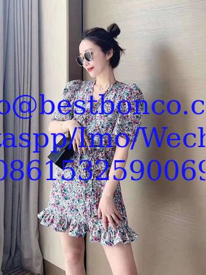 نسيج طباعة الشيفون تصميم الأزياء سعر رخيص