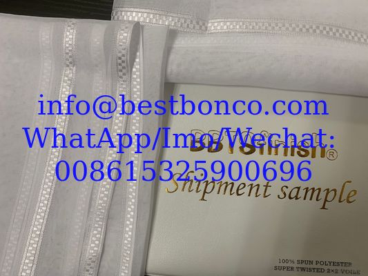 factory direct sale BBTSfinish® Spun voile high twisted White full voile 2×2