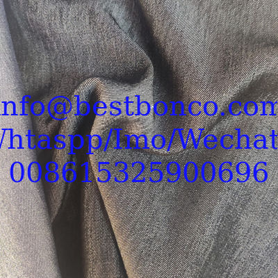 تقليد التوريد الفوري جينز Tencel، جينز غير مضطرب اللون، نسيج جينز رقيق للاستخدام مرة واحدة، مادة الملابس
