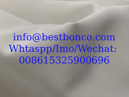 نسيج ثوب أبيض من البوليستر