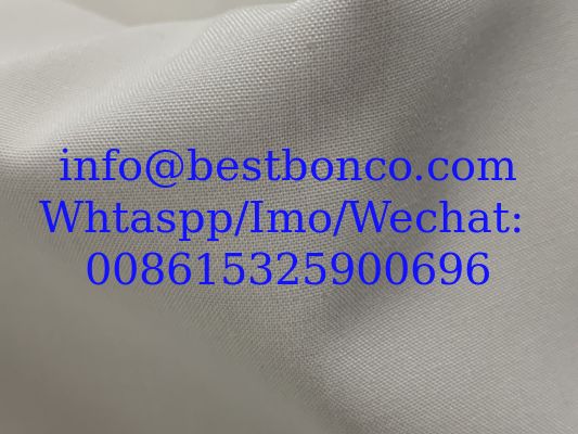 نسيج ثوب أبيض من البوليستر