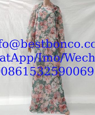 Spun Polyester Voile BBTSfinsh® Brand Body Golden Thread Digital printing Voile Super Full Twisted 58"