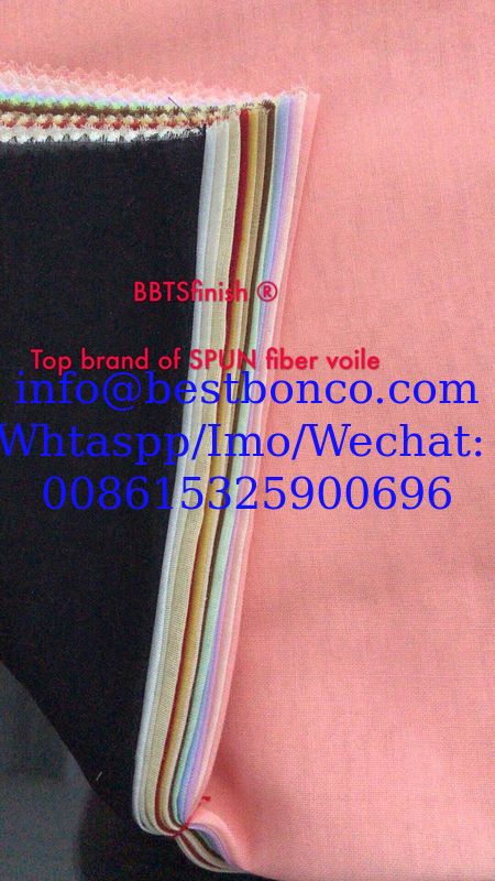 صنع في اليابان %100 Spun Polyester Voile plain dyed and Printing top quality fresh order booking Original MADE IN JAPAN